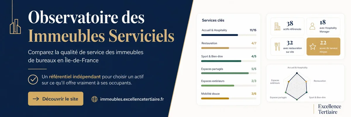 L'Observatoire des Immeubles Serviciels — référentiel indépendant des immeubles de bureaux serviciels en Île-de-France