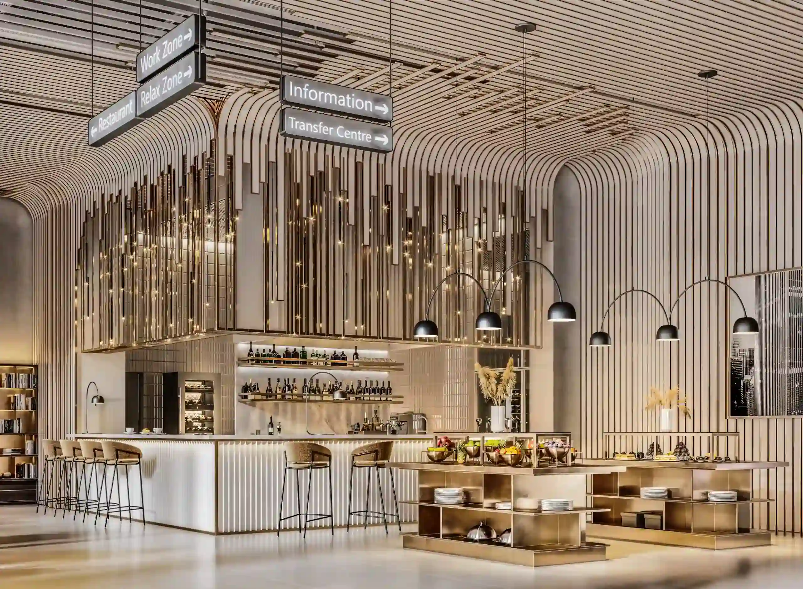 Espace de travail moderne illustrant l'hospitality management dans l'immobilier tertiaire